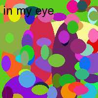 in my eye